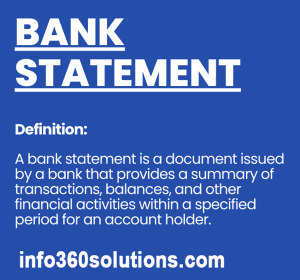 Verifiable Bank Statement